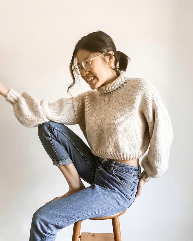 I'm Obsessed Cropped Jumper Pattern