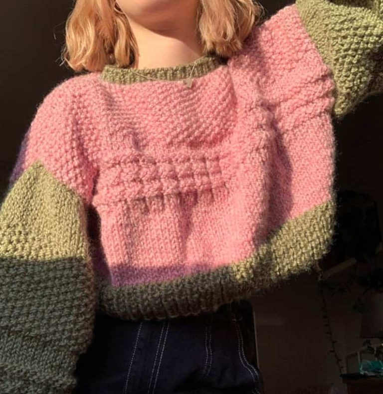 Hazy Skies Cropped Sweater Pattern