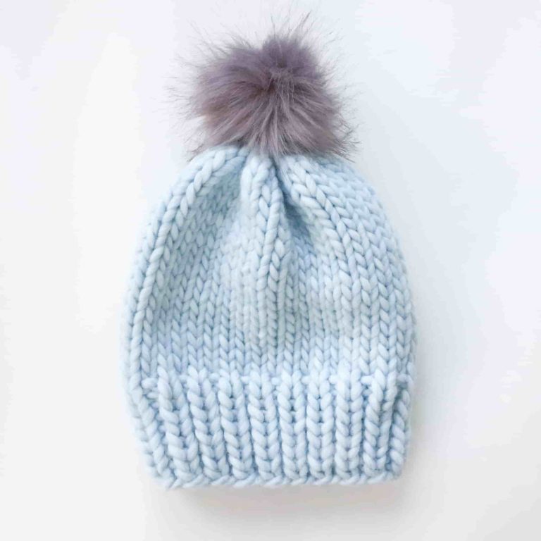 chunky wool hat