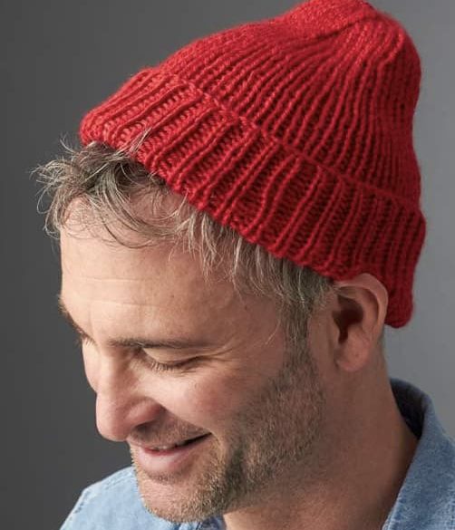 mens chunky beanie hat