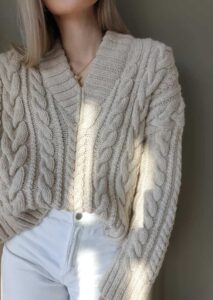 Sweater No. 20 Cable Knit Sweater Pattern