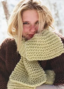 Easy Super Chunky Scarf Knitting Pattern